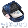 Eizlang Blue Gaming Consoles Laptops Backpack,Travel TSA Friendly Flight Approved