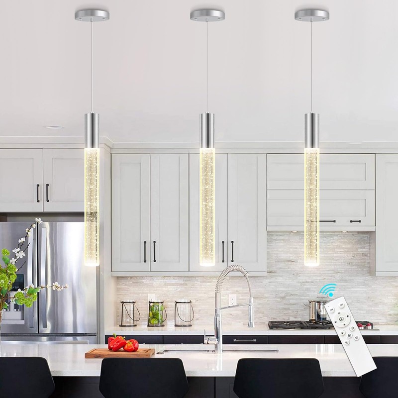 3 Packs Pendant Lights for Kitchen Island Independent LED Light