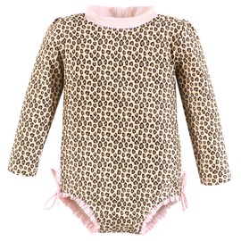 Hudson Baby Baby Girl's Toddler Swimsuit, Leopard