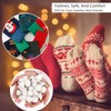 BISOUSOX Mens Christmas Socks Crazy Funny Dress Colorful Novelty Warm