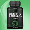 Organic Chlorella and Spirulina - 2500mg - 120 Tablets - Broken Cell Walls - Pure Formula Supplement with No Additives, 3 Count, 60 Tablets / 유기농 클로렐라와 스피루리나 - 2500mg - 120정 - 파괴된 세포벽 - 첨가물이 없는 순수 포뮬러 보충제, 3개, 60정