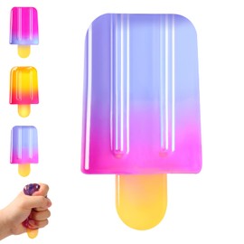 Ice Cream Squeeze Squishy, Summer Sensory Stress Relief Squeeze Squishy, Soft Slow Rise Sensory Stress Relief, Easter Basket Stuffers Party Favors Birthday Gift (Blue)