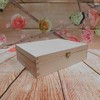 Plain Wooden Tea Bag Box with 12 compartments, Unpainted Case