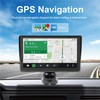 Portable Apple CarPlay/Android Auto Screen, Fit for All Vehicle, 7