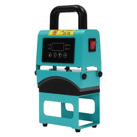 YIYIBYUS Hat Press Mini Heat Press Machine for Caps with 6.1"×4.5" Curved Heating Element Hat Heat Press Portable with LCD Digital Temperature Meter and Timer Controlsfor Sublimation