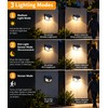 100 LED Solar Wall Light for Outdoor Lighting – Motion