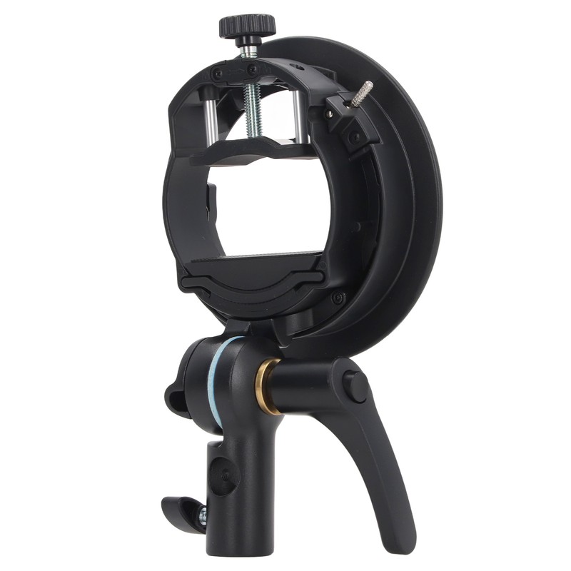 Flash Bracket for Bowens Mount Plastic Metal Round Head Flash