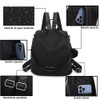 OLIVIA WONG Waterproof Theft Backpack for Women (13L), Convertible Backpack
