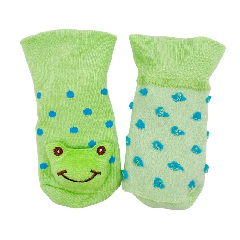 FedMois 6 Pairs Baby ABS Non-Slip Socks Cotton 3D Animal