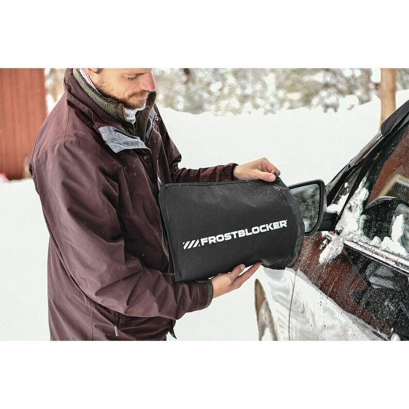 FrostBlocker Delk FrostBlocker Auto Windshield & Mirror Covers 63"x41" Snow