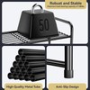 MWQ 2 Tier Shoe Rack Organizer for Closet, Stackble, Black