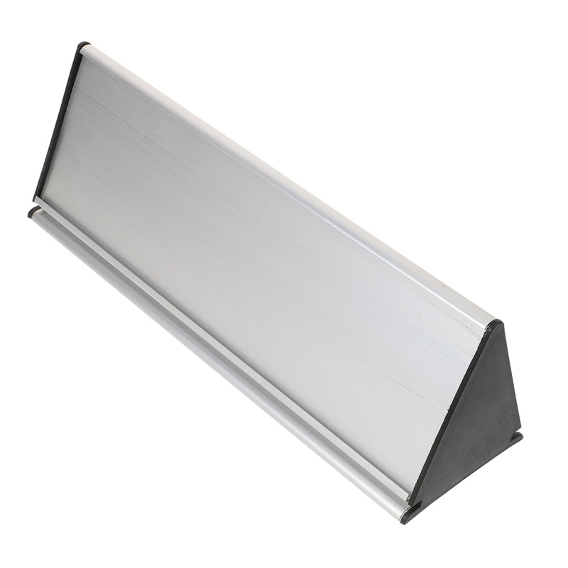 Operitacx 2pcs Elegant Aluminum Name Plate for Doors Office Door