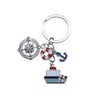 Key Ring Bag Charm Nautical Boat Compass Anchor Life Ring