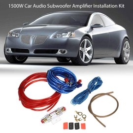 ERYUE RCA Wiring Kit, 1200W Car Audio Subwoofer Amplifier Installation Kit AMP RCA Wiring Kit Cable Fuse Holder Wire Cable