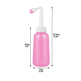 CROING Portable bidet, butt shower, intimate shower, travel bidet, easy bidet, intimate shower for period, postpartum (pink, 350 ml)