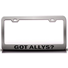Custom Brother - GOT Allys? Female Girl Name Metal Car SUV Truck License Plate Frame Ch l73