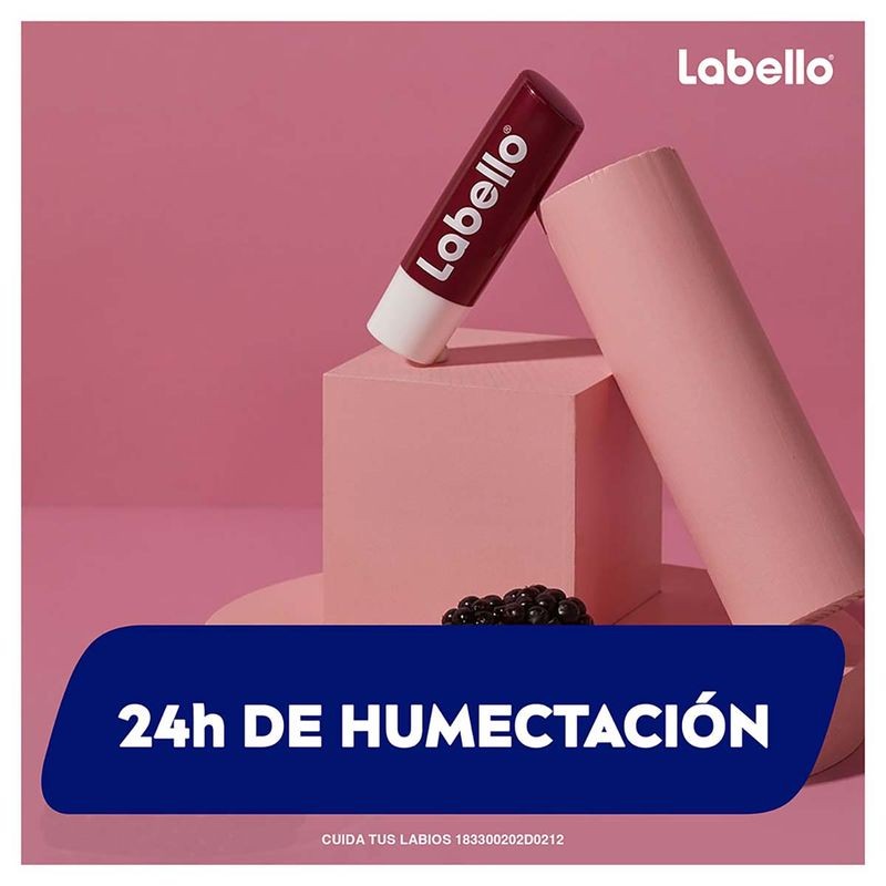 Bálsamo Labial humectante LABELLO Mora 4.5g