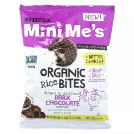 Woodstock Mini Mes  Organic Dark Chocolate Rice Bites With Hint Of Sea Salt  2.1