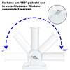 SVUPUE Flag Pole Holder Adjustable, Flag Pole Holder, Multi-Position Flag
