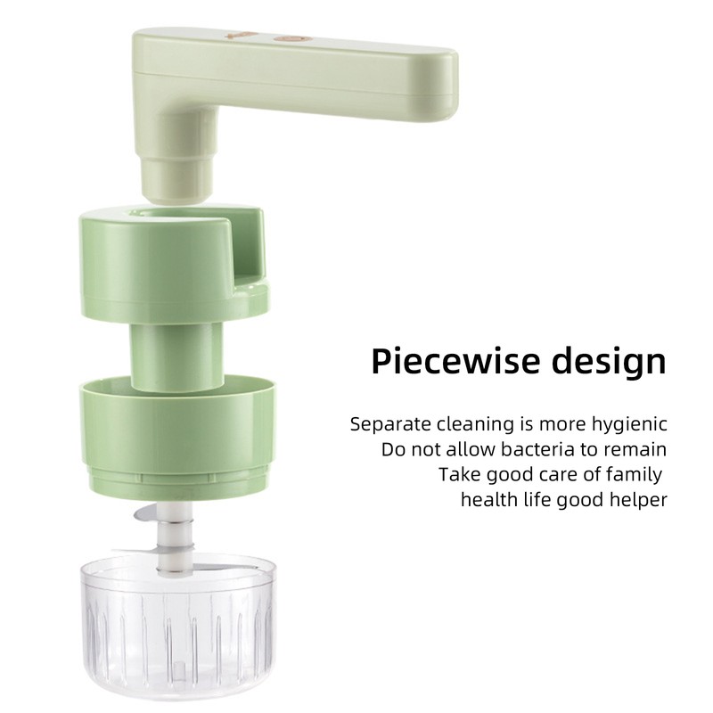 6 In1 Garlic Beater Wireless Garlic Masher Multifunctional Mini Handheld