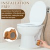 Honeydak 2 Pack Toilet Bolt Caps Decorative Highland Cow Toilet