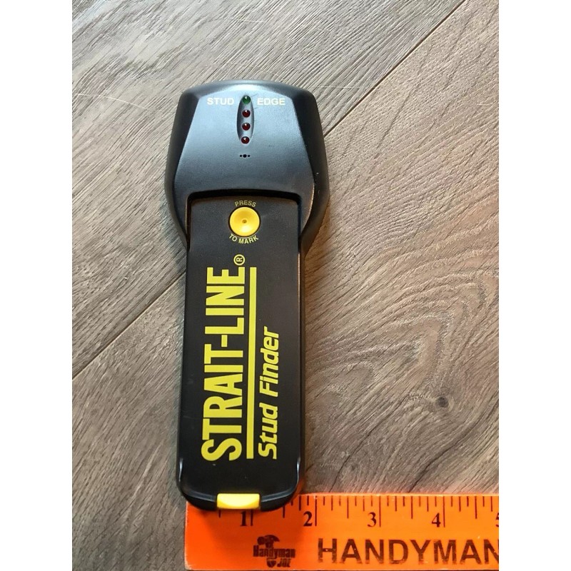 Strait-Line Stud Finder Tool New Yellow Light Indicator Battery Not