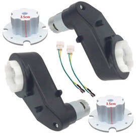weelye 2Pcs 12V 40000RPM High Speed RS550 Drive Motor Gearbox with 2Pcs 3.5cm Drive Card Components,Replacement for Children ´s Riding Jeep SUV Car Electric Vehicles