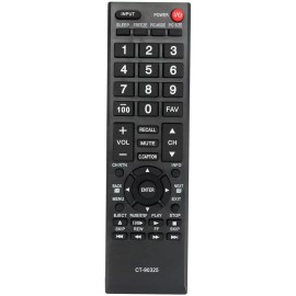 Unbranded Universal Remote Control CT-90325 Work FOR almost all TOSHIBA LCD LED TV CT90325