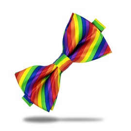 Bowtie, Bowtie, Bowtie, Unisex, Rainbow Colorful, Single, Wedding, Graduation, Chorus, multicolor
