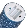 HJANDHJ Blue Flameless Candles with Remote and Timer, Real Wax