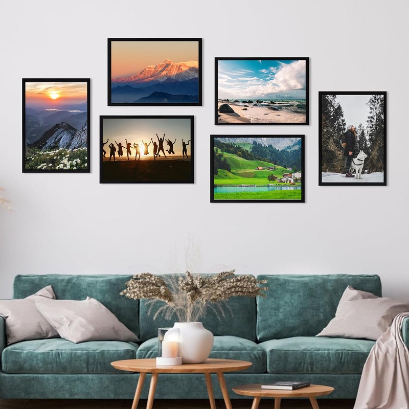 A4 Frame Wooden, A4 Photo Frames, Picture Frame(21x29.7CM),Versatile Certificate Frames