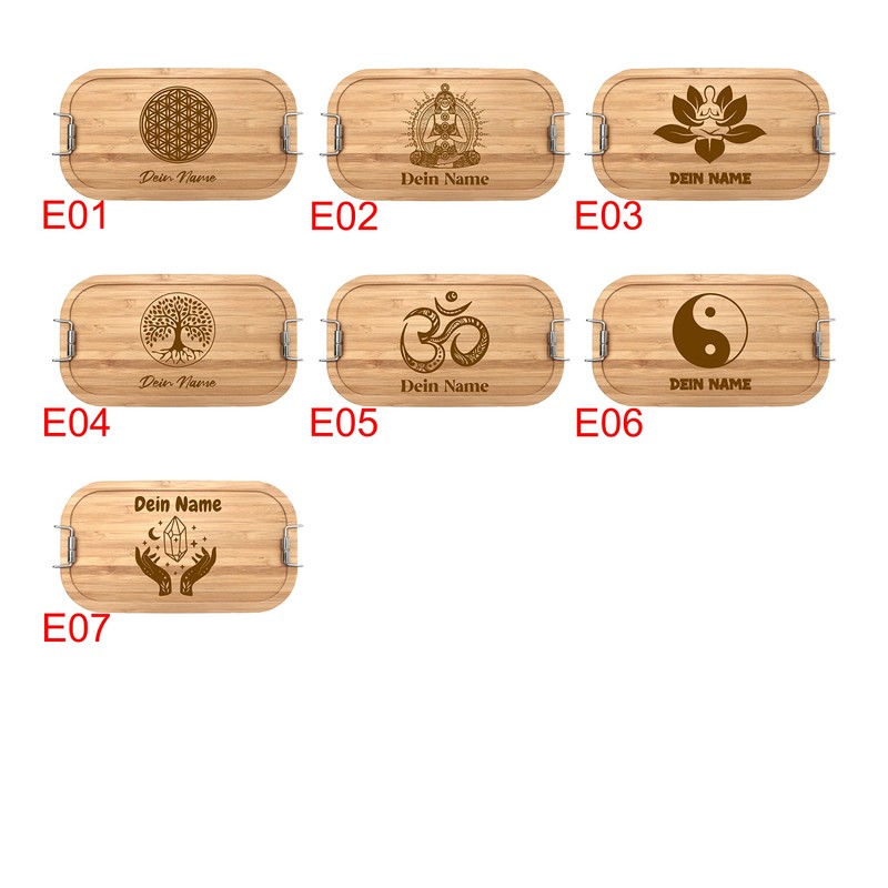 Generisch Brotdose mit Namen personalisiert 700ml, Lunchbox mit Tier Motiv