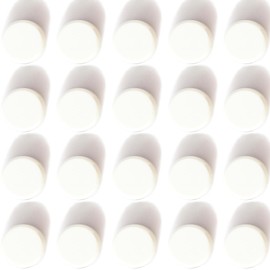 ZDZBLX Fridge Magnets, 20 Pack Strong Refrigerator Magnets, Small Round Whiteboard Magnets, Heavy Duty Cute Mini Magnet for Fridge, Locker, Classroom, School, Office, Crafts & DIY, White Circle Magnet