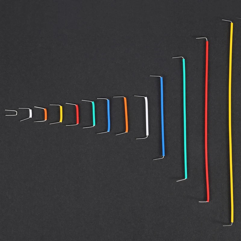 140 Pcs Breadboard Jumper, Jumpers Wire Kit 14 Lengths Assorted