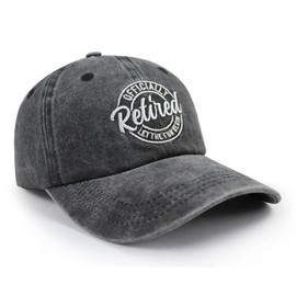 Xucamty Retirement Gifts for Women Men 2024, Funny Old Man Birthday Decorations Hats, Adjustable Embroidered Retired Baseball Cap for Grandma Grandpa Retiring Nurse Teacher Coworkers Dad Mom