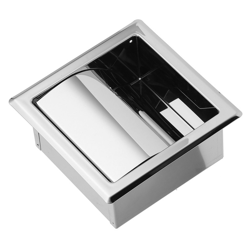 Mirror Surface Toilet Paper Holder Stainless Steel Paper Towel Rack