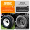 (2PCS) 18x8.50-8 Lawn Mower Tires with Rim, Natural Rubber Turf