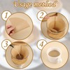 Coffee Filter Papers 300pcs Unbleached Compatible with Size 02 Filter