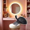 Black Puff Hair Head Cushion Volume Clips Fluffy Pad Sponge