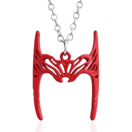 Sphers Necklace Women Red Crown Pendant Necklace