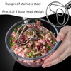 Danish Dough Whisk Professional Bread Whisk Stainless Steel Bread Making