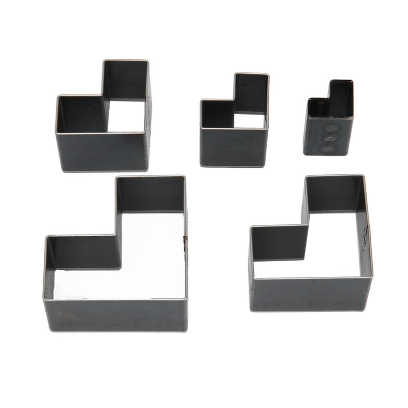 5Pcs Leather Die Cutter Hollow Assorted Size High Carbon Steel