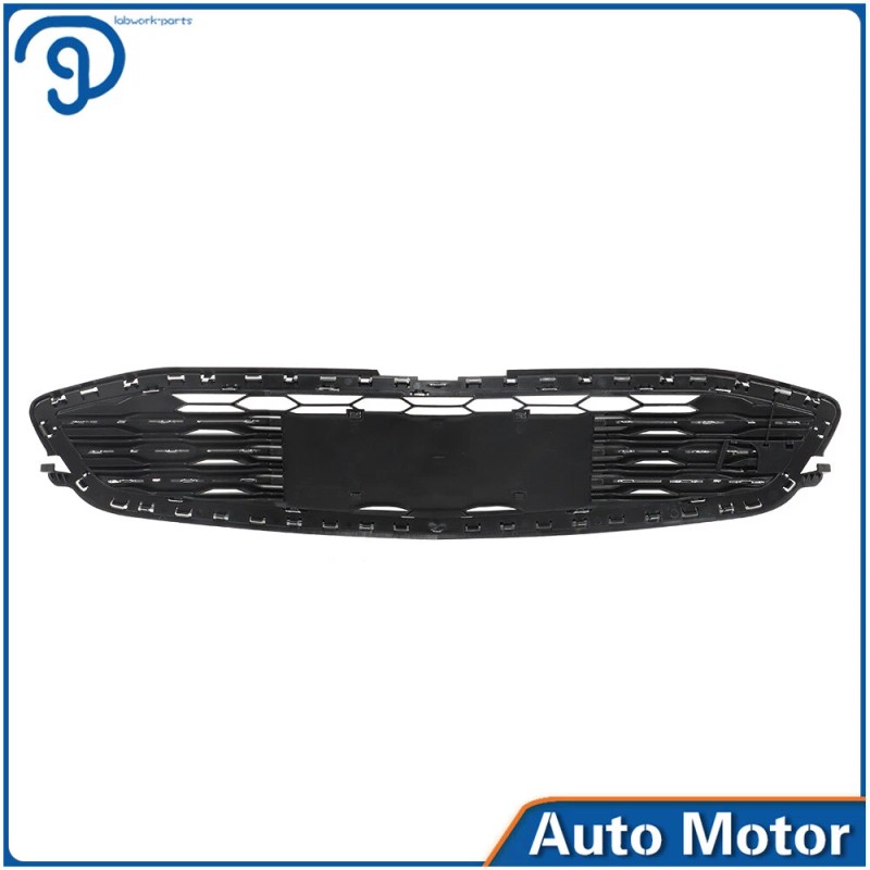 labwork Front Bumper Upper & Lower Grille Chrome & Black
