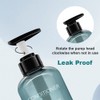 3 Pack Shampoo Bottle Pump Dispenser, 500ml Empty Plastic Soap