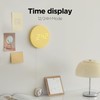 mooas Crayon Mini Digital Wall Clock, Modern Night Light Digital