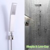Angle Simple Shower Head Holder, Brass Shower Wand Bracket, Handheld