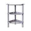 SLZBCY 3 Tier Shower Caddy Corner,Plastic Shower Shelf Organizer for