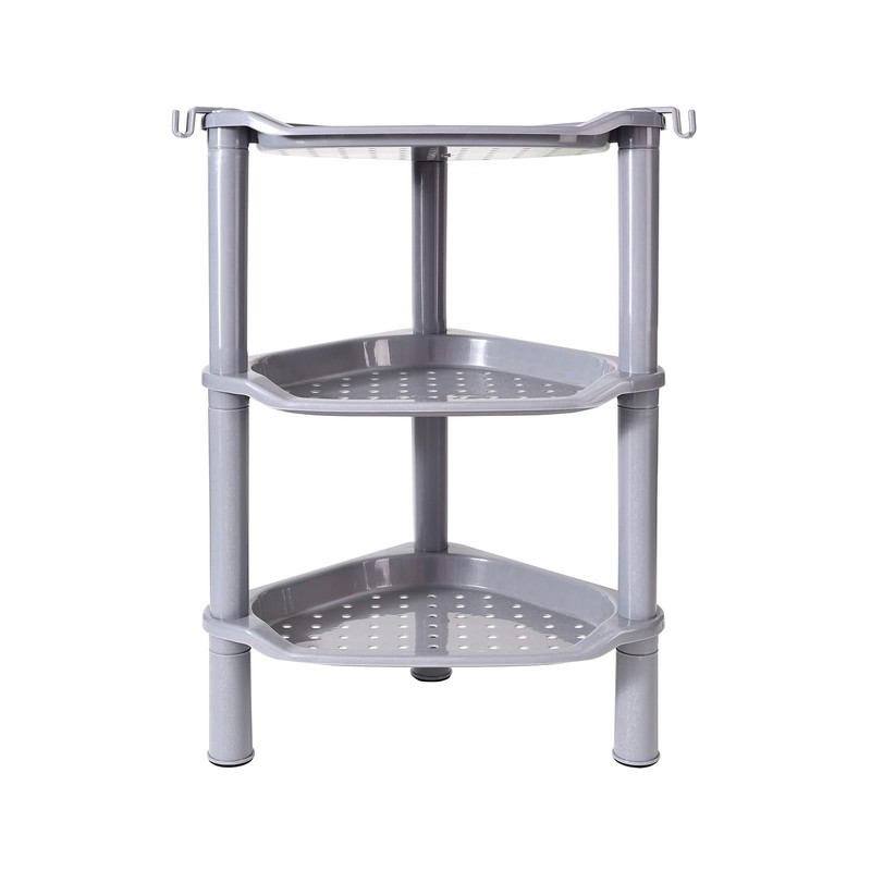 SLZBCY 3 Tier Shower Caddy Corner,Plastic Shower Shelf Organizer for