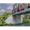 Walthers SceneMaster Cornerstone HO Scale Model Double-Track Railroad Bridge Concrete