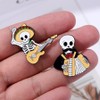 ARFUKA Pack of 5 Brooches Skeleton Brooch Pins Lapel Pin